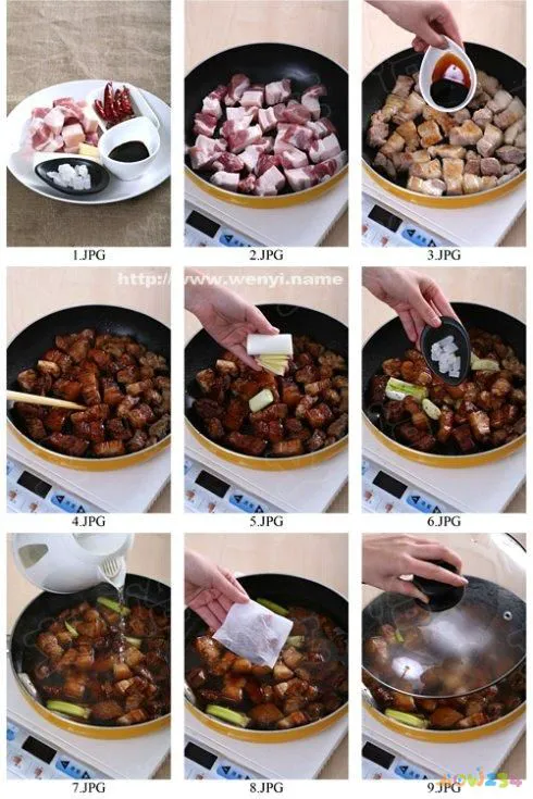 客家美食网萝卜干炖五花肉_芥兰炖五花肉怎么做好吃_文怡家常菜 红烧肉