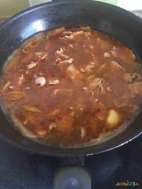 家常水煮肉片的做法及步骤_家常水煮肉片_家常水煮肉片图片