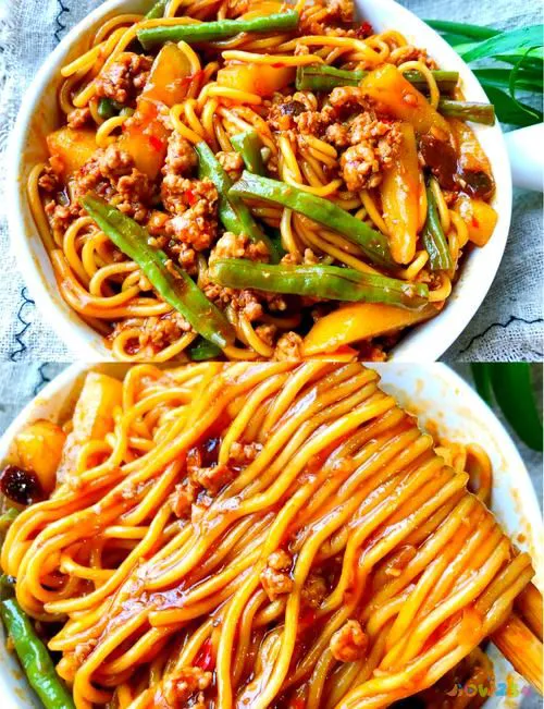 豆角肉丝面的家常做法_肉丝豆角炒面怎么做好吃_肉丝豆角面条怎么做