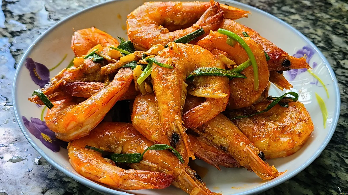 家常大虾做法入味好吃_家常虾尾最简单做法_大虾的家常做法