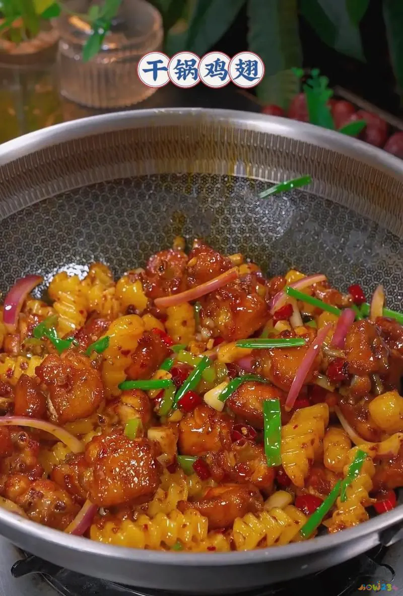 干锅翅尖的做法四川_干锅翅中的做法大全家常_干锅中翅的家常做法