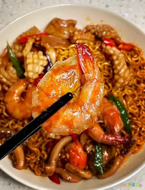 海鲜家常做法炒面窍门_海鲜炒面的家常做法_海鲜家常做法炒面怎么做